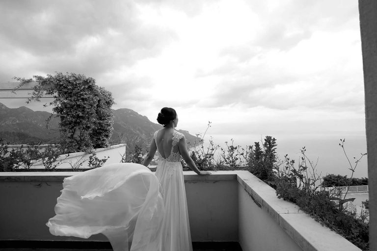 Civil Wedding in Ravello Giardini della Principessa di Piemonte Ravello Hotel Fraulo Terrace Views Reception Location Amalfi Coast Claudia Francese Photography