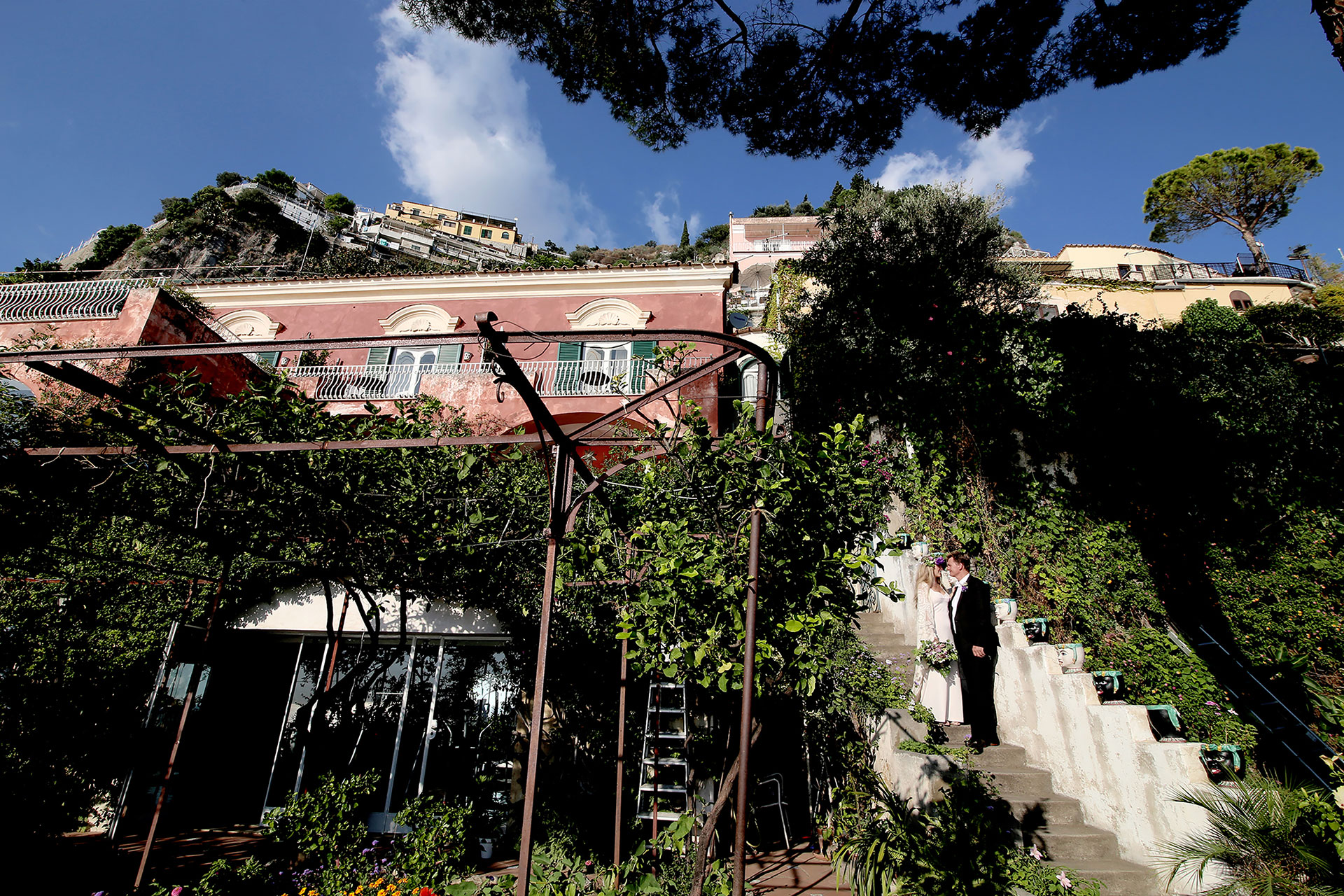 Luxury Destination Symbolic Protestant Vows Jewish Wedding Hotel Marincanto Positano Reception Venues Amalfi Coast Italy Claudia Francese Photography Sisters Planner Photographer